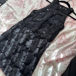 Zara Black Floral Dress